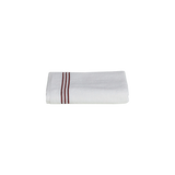 Premium kokybės ISOLA rankšluostis spalva Bianco Burgundy